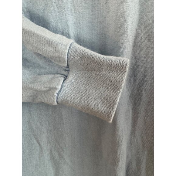 Playboy Long Sleeve Mens L Blue Graphic Logo Tee 100% Cotton Crewneck Honduras - Picture 5 of 5